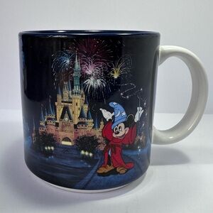 Tokyo Disneyland 10 Year Anniversary (1983-1993) Coffee Mug Made In Japan *FLAWS